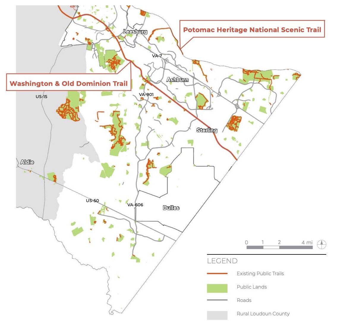 Countywide Linear Parks Trails | Framework Plan East
